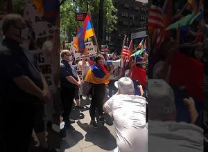 Հայերի բողոքի ակցիան Նյու Յորքում
