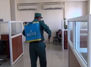 Паспортное и визовое управление и подразделения периодически дезинфицируются