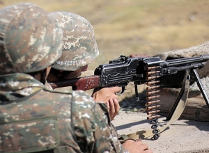 Противник вновь открыл огонь в направлении армянских позиций