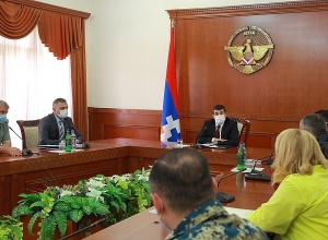 Во главе с Араиком Арутюняном в Арцахе состоялось очередное заседание комендатуры