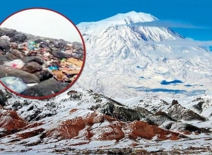 Турецкие альпинисты превратили гору Арарат в мусорную свалку