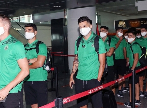 Players of &quot;Omonia&quot; arrive in Yerevan