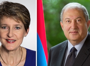 Хорошие отношения между нашими двумя странами могут помочь нам вместе противостоять серьезным вызовам: Симонетта Соммаруга – президенту РА