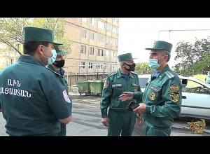 Հովսեփ Էմինի փողոցում հրդեհ է բռնկվել