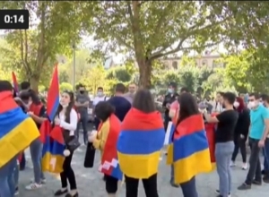 LIVE. Action near UN office