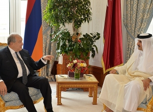 Армен Саркисян проинформировал Эмира Катара о новой войне, развязанной Азербайджаном в отношении Нагорного Карабаха, и представил ситуацию на данный момент