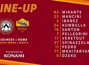 Ուղիղ. «Ուդինեզե» - «Ռոմա». Հենրիխ Մխիթարյանը մեկնարկային կազմում է