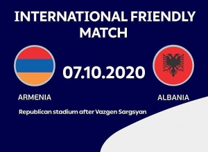 Հայաստան-Ալբանիա ընկերական հանդիպումը չեղարկվել է. ՀՖՖ
