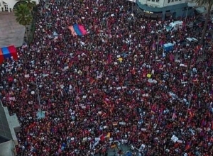 Многотысячное шествие победы в Лос-Анджелесе