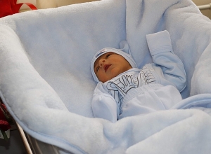 Little Monte from Artsakh was born in Gavar hospital whose father is currently in Artsakh - Gegharkunik Governor