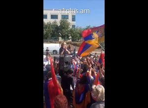 Հայերը Սան Դիեգոյում բողոքի ակցիա են իրականացրել ռազմական տեխնելոգիական ընկերության դեմ  եւ հաջողություն գրանցել