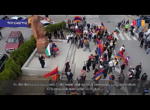 Armenians of Pulkario organize car rally in support of Artsakh's independence