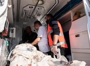 Result of today's rocket attack in Shushi - photos