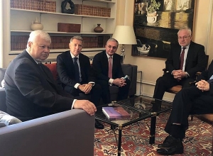 Zohrab Mnatsakanyan's meeting with the OSCE Minsk Group Co-Chairs commences in Geneva