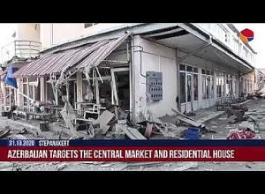 В Степанакерте обстреляны центральный рынок и жилой дом