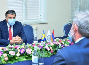 Омбудсмен представил послу Швеции свидетельства зверств вооруженных сил Азербайджана против мирного населения РА и Арцаха