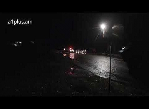 Выдвижение колонны миротворческого контингента ВС РФ в район сосредоточения в г. Горис