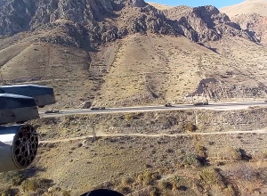 Ռուսական ուղղաթիռներն օդից հսկում են խաղաղապահների անվտանգ մուտքն Արցախ