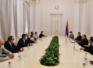 President Sarkissian receives group of MPs from My Step block