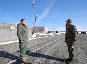 RA Minister of Defense visits 2nd Army Military Unit