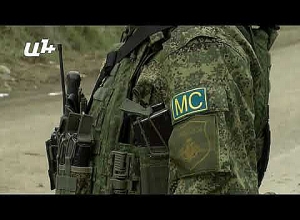 Russian checkpoint from Stepanakert to Shushi