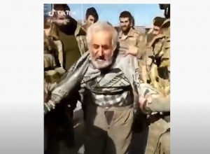 The person in the attached video, who was treated inhumanely by the Azerbaijani armed forces, is 80-year-old Jonik Tevosyan