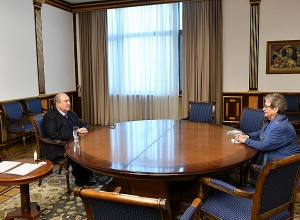 Армен Саркисян встретился с главой делегации ЕС в Армении, послом Андреа Викторин