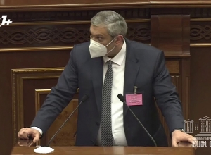 Выступление генерального секретаря МО Артура Саркисяна в НС