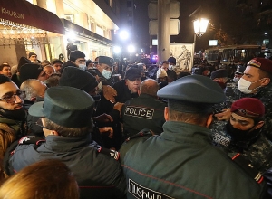Citizens demanding Nikol Pashinyan's resignation