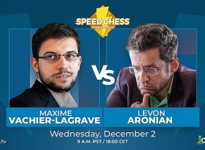 Ուղիղ. Լևոն Արոնյան – Մաքսիմ Վաշյե-Լագրավ. Speed Chess-ի քառորդ եզրափակիչ մրցամարտ