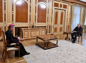 Армен Саркисян принял апостольского нунция Святого Престола, архиепископа Жозе Авелину Беттанкура