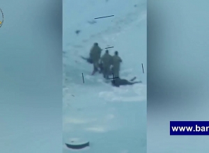 «Профессиональная» работа сапёра противника в карвачарском направлении