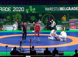 Սլավիկ Գալստյանը՝ ըմբշամարտի աշխարհի գավաթի բրոնզե մեդալակիր