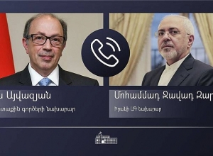 Ара Айвазян провёл телефонный разговор с министром ИД Ирана