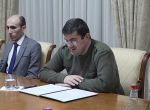 ՀՀ ԱԳ նախարար Արա Այվազյանի հանդիպումը Արցախի նախագահ Արայիկ Հարությունյանի հետ