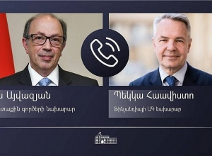 Министры ИД РА и Финляндии провели телефонный разговор
