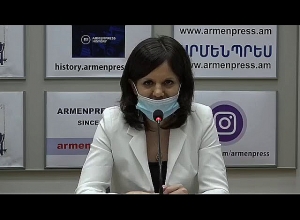 Пресс-конференция президента-основателя общественной организации «Европа Донна Армения» Нвард Кочарян