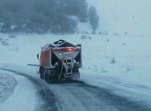 На участках Вардахпюр, Кети, Джаджур Ширакской области – метель, видимость низкая