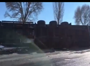Երևան-Սևան-Իջևան ճանապարհին տեղի է ունեցել կցորդիչով տրանսպորտային միջոցի վթար