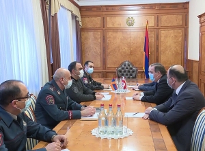 Ոստիկանապետն ընդունել է Հայաստանում Վրաստանի արտակարգ և լիազոր դեսպանին