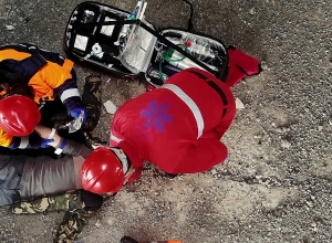 Վարժանք. օգնություն փլուզված շենքում գտնվող քաղաքացուն