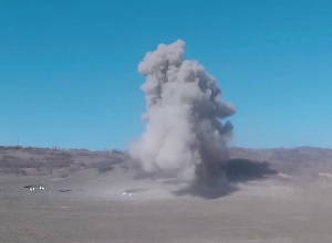 Արցախում պայթյունավտանգ առարկաների ոչնչացումը