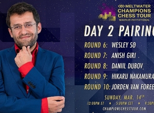 Ուղիղ. Լևոն Արոնյան – Սո, Գիրի, Դուբով, Նակամուրա, Վան Ֆորեստ. արագ շախմատ