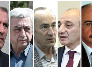 Former Presidents of Armenia and Artsakh  hold a meeting