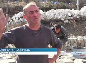 Խաչատրյանները պատերազմից հետո տուն են կառուցում Դահրավում