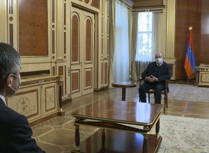 Արմեն Սարգսյանն ընդունել է Հայաստանում Ճապոնիայի դեսպանին