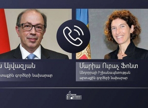 Айвазян представил своей коллеге из Андорры шаги по адресации гуманитарной ситуации в Арцахе