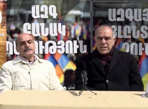 Բևեռի խորհրդի անդամներ Գարեգին Չուգասզյանի ու Վահե Գասպարյանի ասուլիսը․ ՈՒՂԻՂ