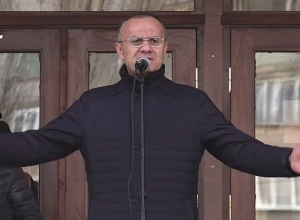 Выступление Сейрана Оганяна на митинге оппозиции в Севане