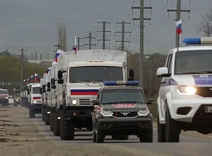 Ռուս խաղաղապահները Քելբաջար համայնք հումանիտար բեռներ են հասցրել